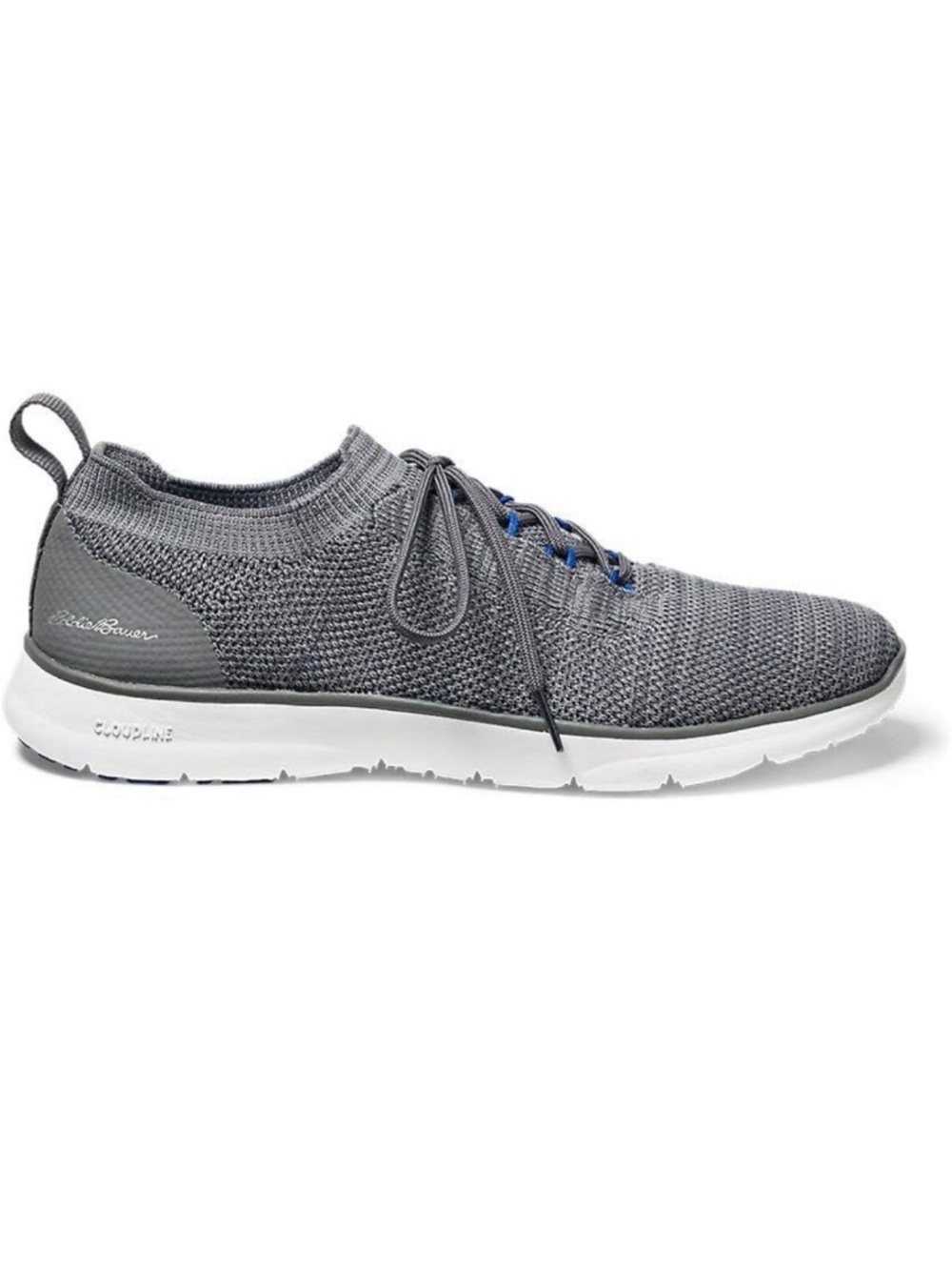 Eddie Bauer Dark Gray Flexion Cloudline Sneaker in 10.5